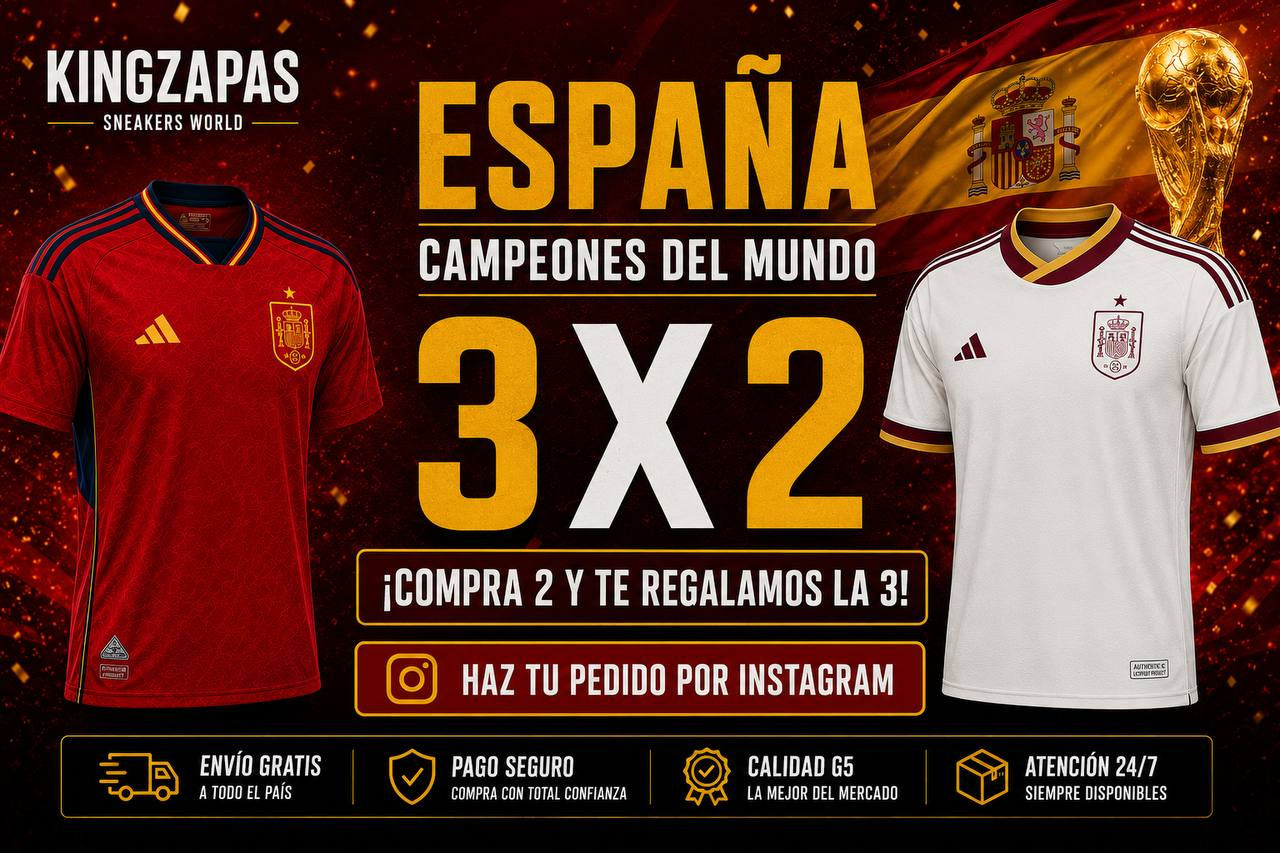España Campeones del Mundo — 3x2 en camisetas oficiales